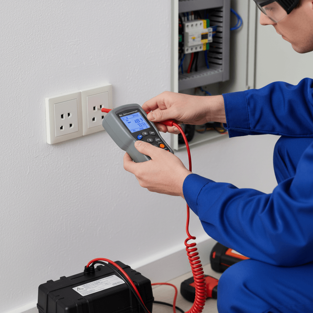 Electrical safety inspection and PAT testing for compliance certificate