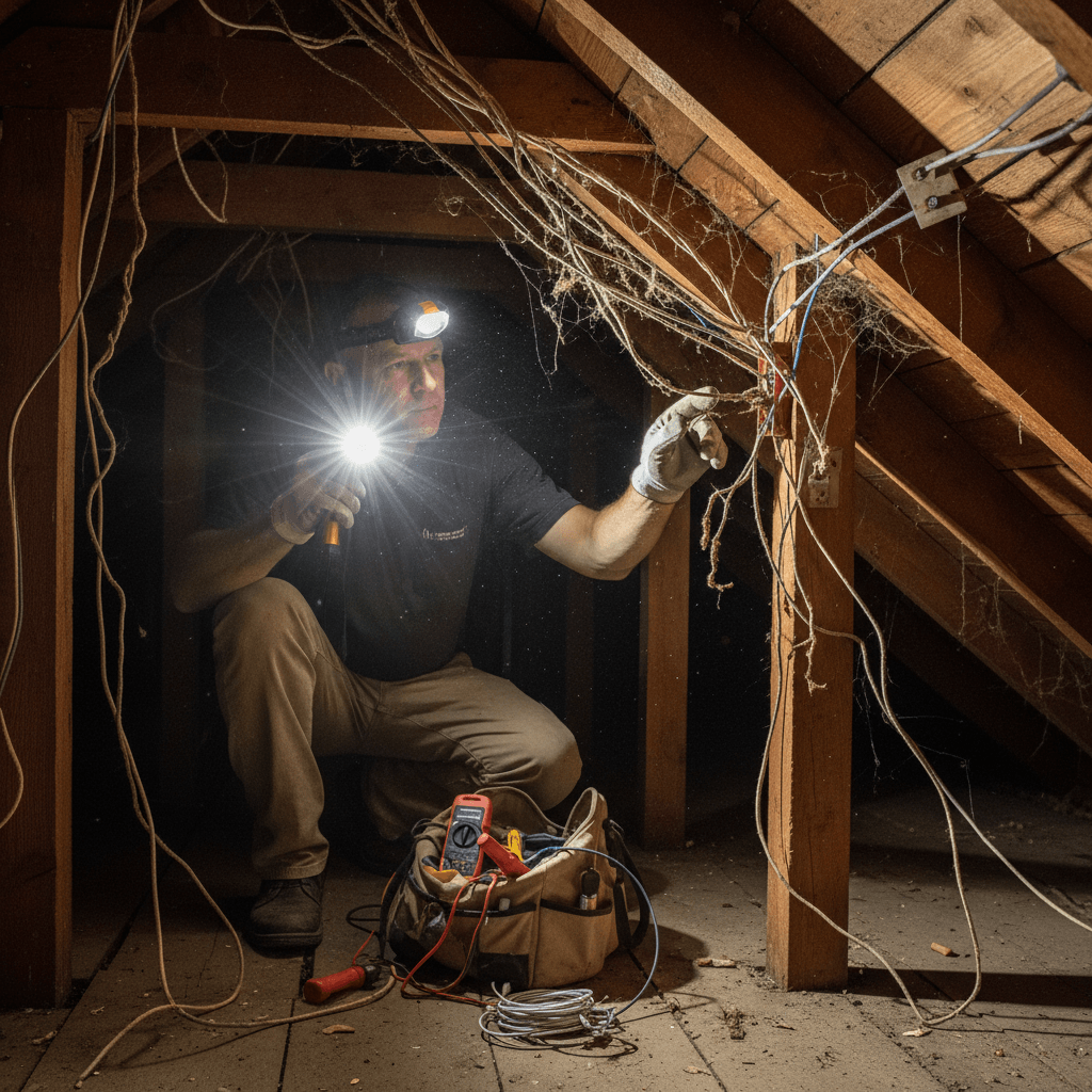 Pre-purchase electrical inspection in older Christchurch property
